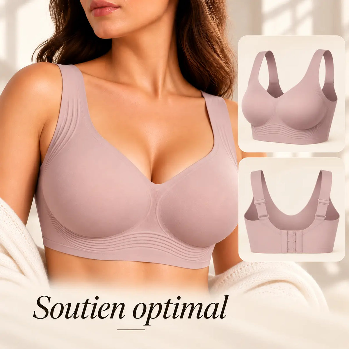 Soutien-gorge sans armatures Amyral – Maintien & Confort