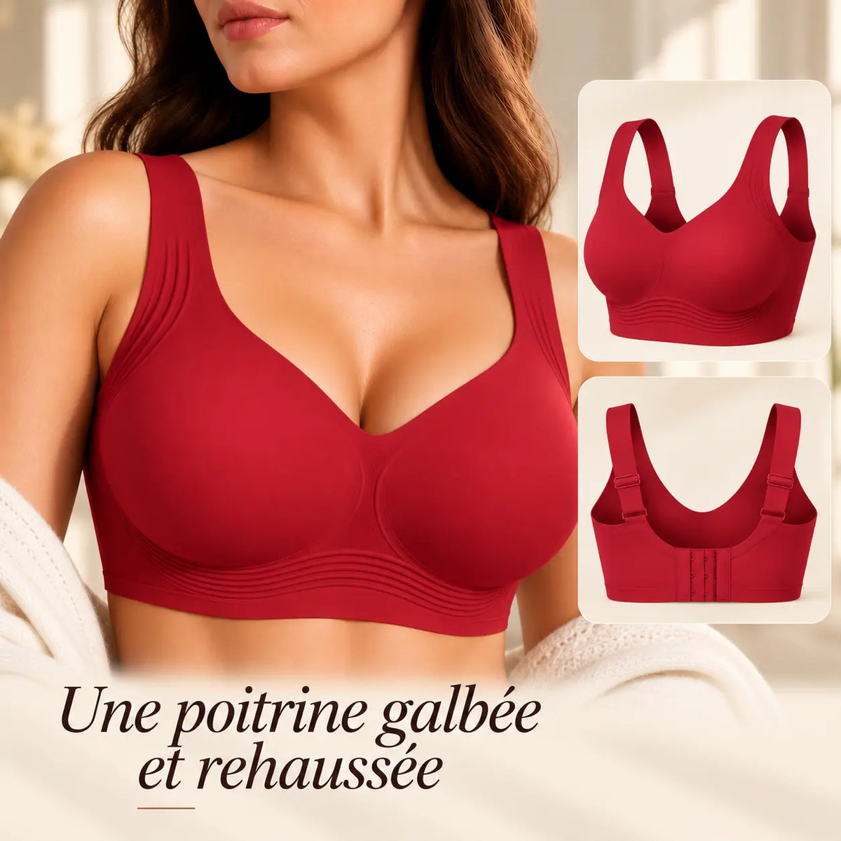Soutien-gorge sans armatures Amyral – Maintien & Confort